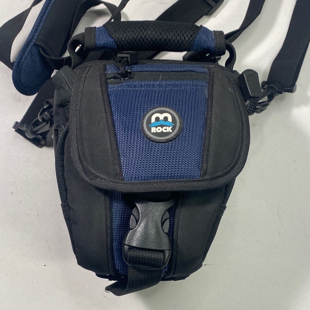 Compact Navy and Black Camera Backpack Bag